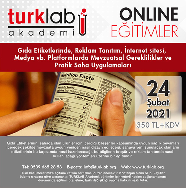 TURKLAB Akademi Eğitim 24 Şubat 2021