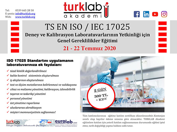 TURKLAB Akademi Online ISO/IEC 17025:2017 Eğitimi