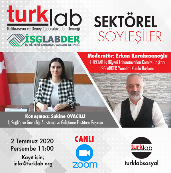 TURKLAB Sektörel Söyleşiler Programı 02 Temmuz 2020