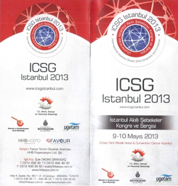 Uluslararası Akıllı Şebekeler Kongre ve Sergisi 9-10 Mayıs 2013 İstanbul