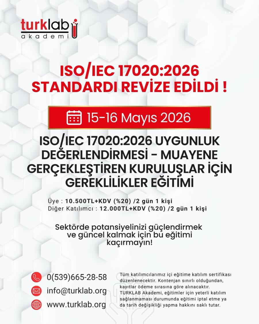 ISO/IEC 17020:2026 Standardı Revize edildi