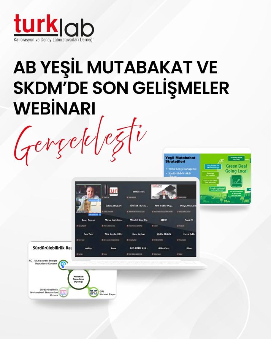 AB Yeşil Mutabakat SKDM'de Son Gelişmeler Webinarı Gerçekleşti