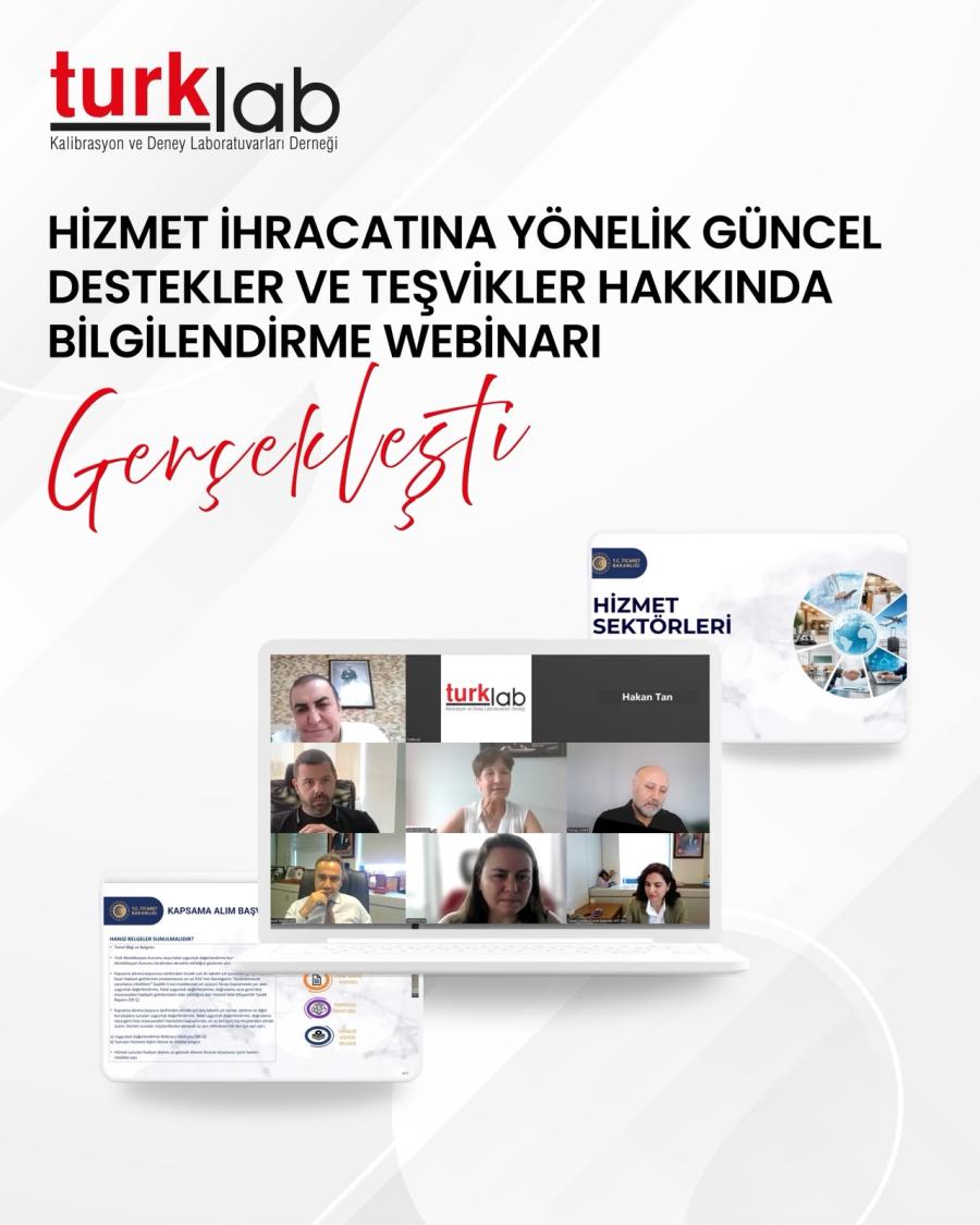Hizmet İhracatına Yönelik Güncel Destekler ve Teşvikler Webinarı Gerçekleştirildi